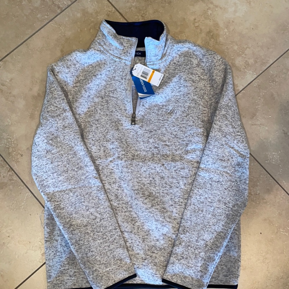 Brand new tags on NAUTICa fleece sweater
